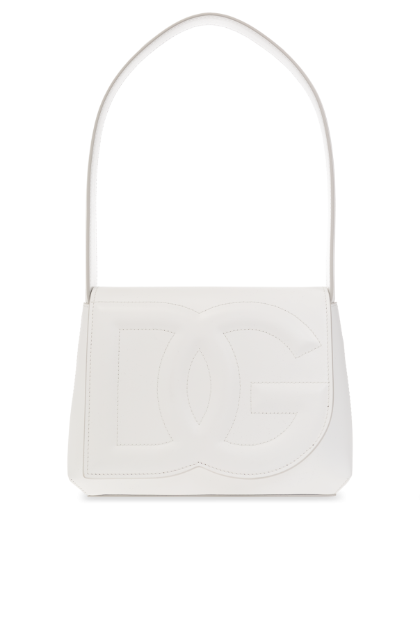 ショルダーバッグ・ポシェット DOLCE  GABBANA Women Shoulder Bags BB7287 AW57680002 WHITE Calfskin DG Logo Bag crossbody bag in White for Women